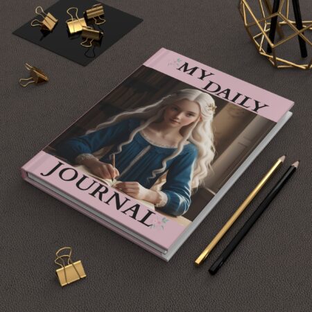 my daily journal – pink classic edition | elegant hardcover notebook for writing, reflection & inspiration