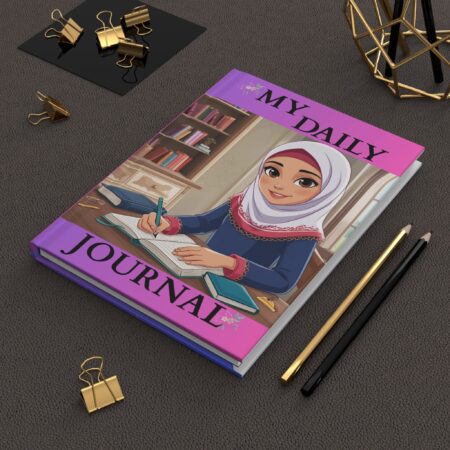 my daily journal – purple serenity edition | hardcover notebook for writing & reflection