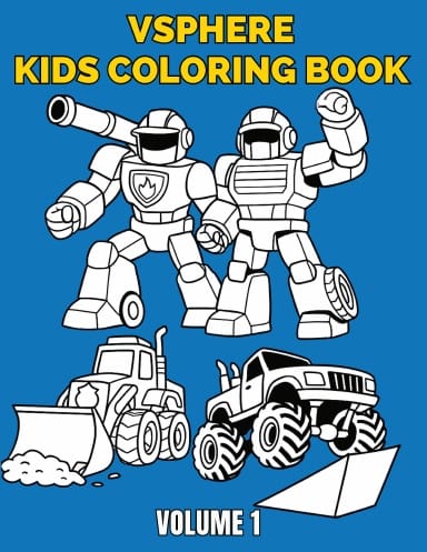 vsphereshops kids coloring book: volume 1