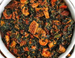 Vsphere Spinach Sauce (Efo Riro) + Assorted Meat