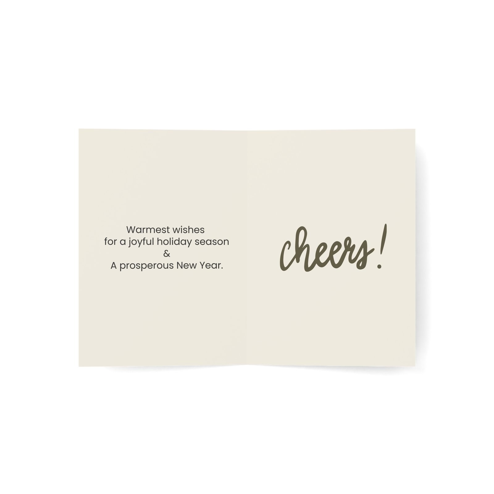 Classic Cocoa Holiday Greeting Card | Christmas & New Year Standard Edition - Image 4