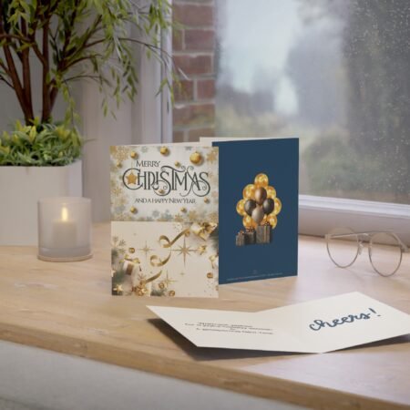 Royal Blue Holiday Greeting Card | Christmas & New Year Edition