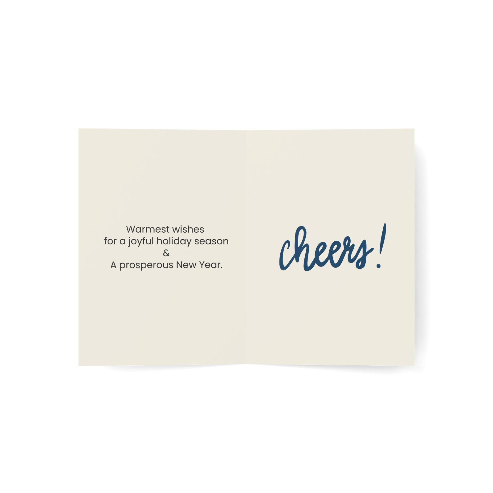 Royal Blue Holiday Greeting Card | Christmas & New Year Edition - Image 4