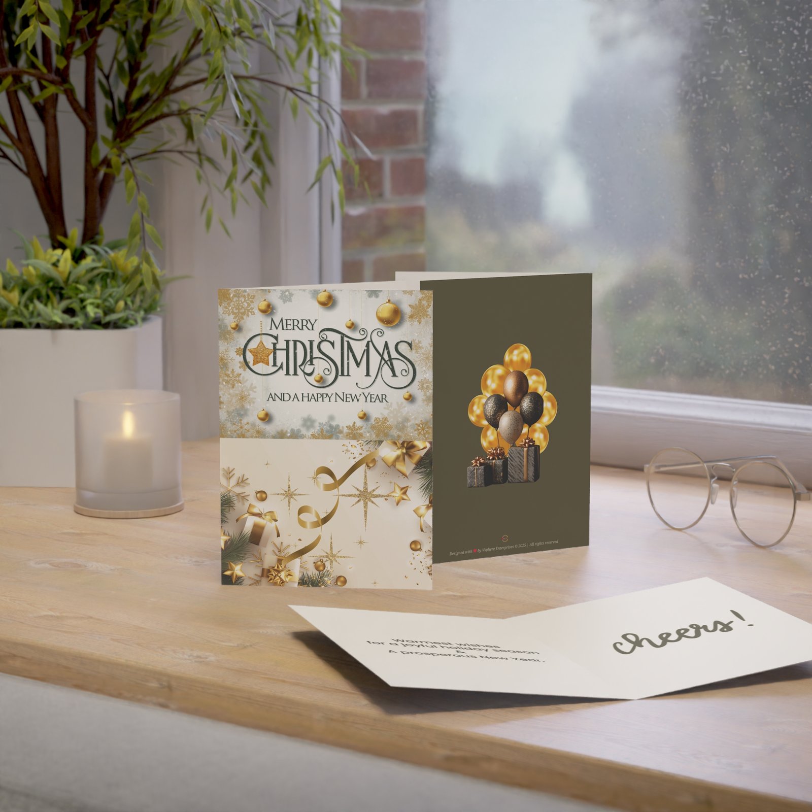Classic Cocoa Holiday Greeting Card | Christmas & New Year Standard Edition